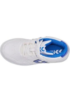 Hummel Camden Jr - Sneakers Hoog - White Blue -Hummel Verkoopwinkel 09058ed0d5c5470ca68a5a12df8bfbe9
