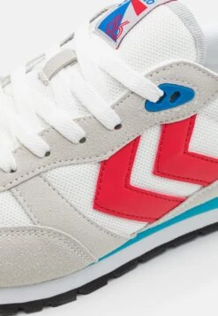 Hummel Monaco 86 Unisex - Sneakers Laag - White/Red/Blue -Hummel Verkoopwinkel 3fa4846dedae4b80ad18040998c3dff1