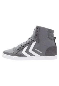 Hummel Slimmer Stadil - Sneakers Hoog - Castle Rock/White