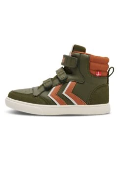 Hummel Stadil Pro Jr - Sneakers Hoog - Olive Night