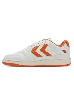 Hummel St Power Play Rt - Sneakers Laag - White/Burnt Orange