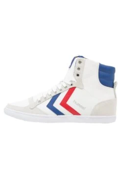 Hummel Slimmer Stadil - Sneakers Hoog - White/Blue/Red