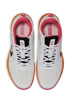 Hummel SPEED COURT W - Handbalschoenen - White/pink -Hummel Verkoopwinkel bb379945a2074af1b92f7f49ac9a6bbe