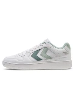 Hummel St Power Play Wmns - Sneakers Laag - White/Erayish Green