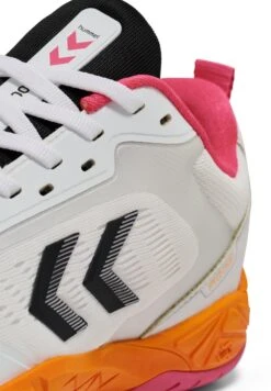 Hummel SPEED COURT W - Handbalschoenen - White/pink -Hummel Verkoopwinkel c9e42e032f03404ea045e120bc42968f