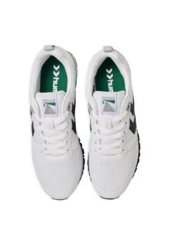 Hummel Sneakers Laag - White Navy Green -Hummel Verkoopwinkel d82e29e074744311861ddb3ce0109b69